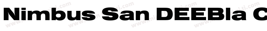 Nimbus San DEEBla Con Regular字体转换